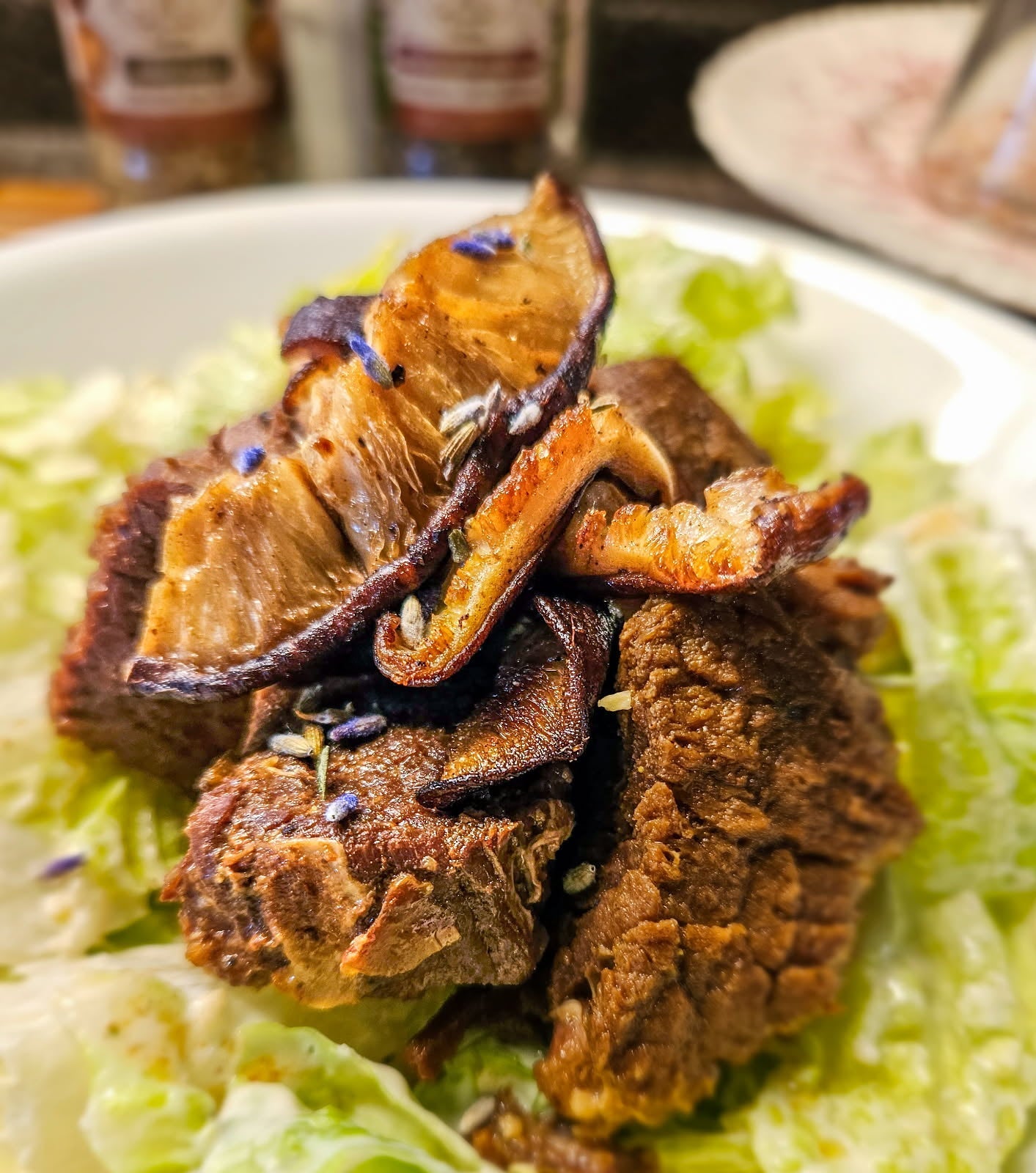 Crockpot Steak Bites with Mediterranean Lavender Spice