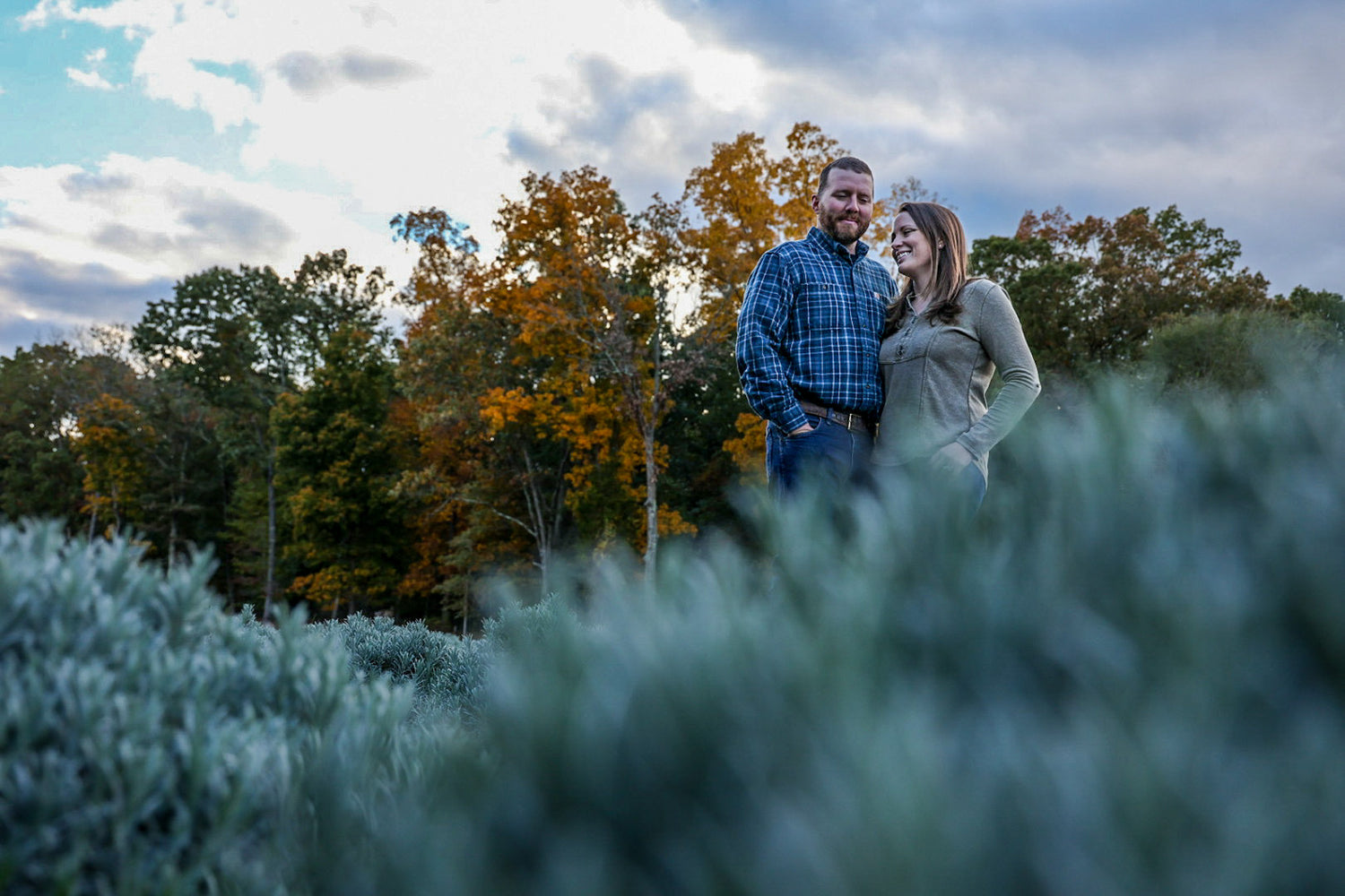 Chester and Kimberly English of Copper Knoll Farms, a lavender farm in New Jersey