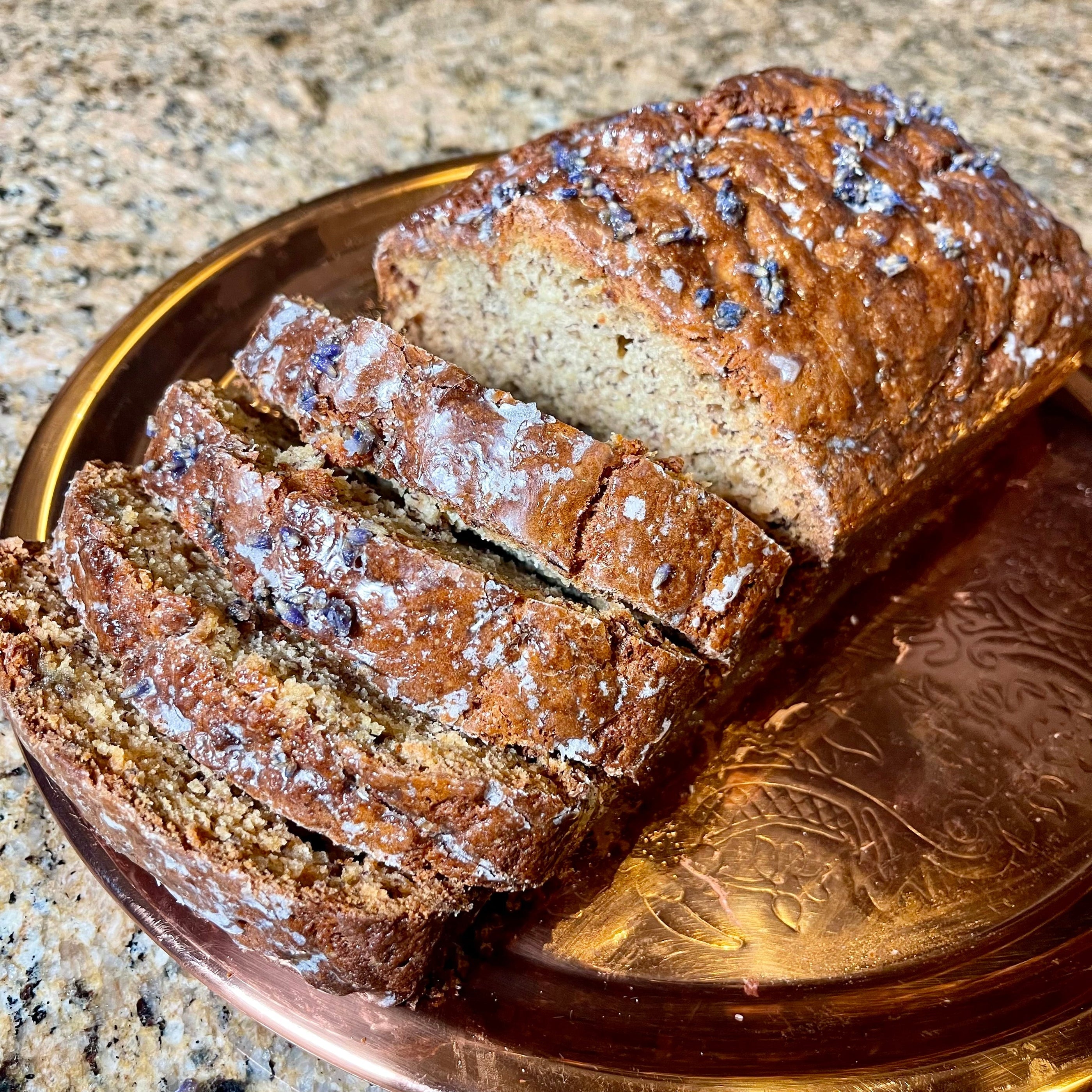 Lavender Banana Bread