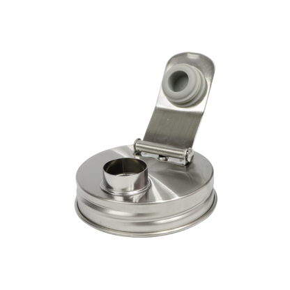 Stainless Steel Pourable Jar Lid - Wide Mouth