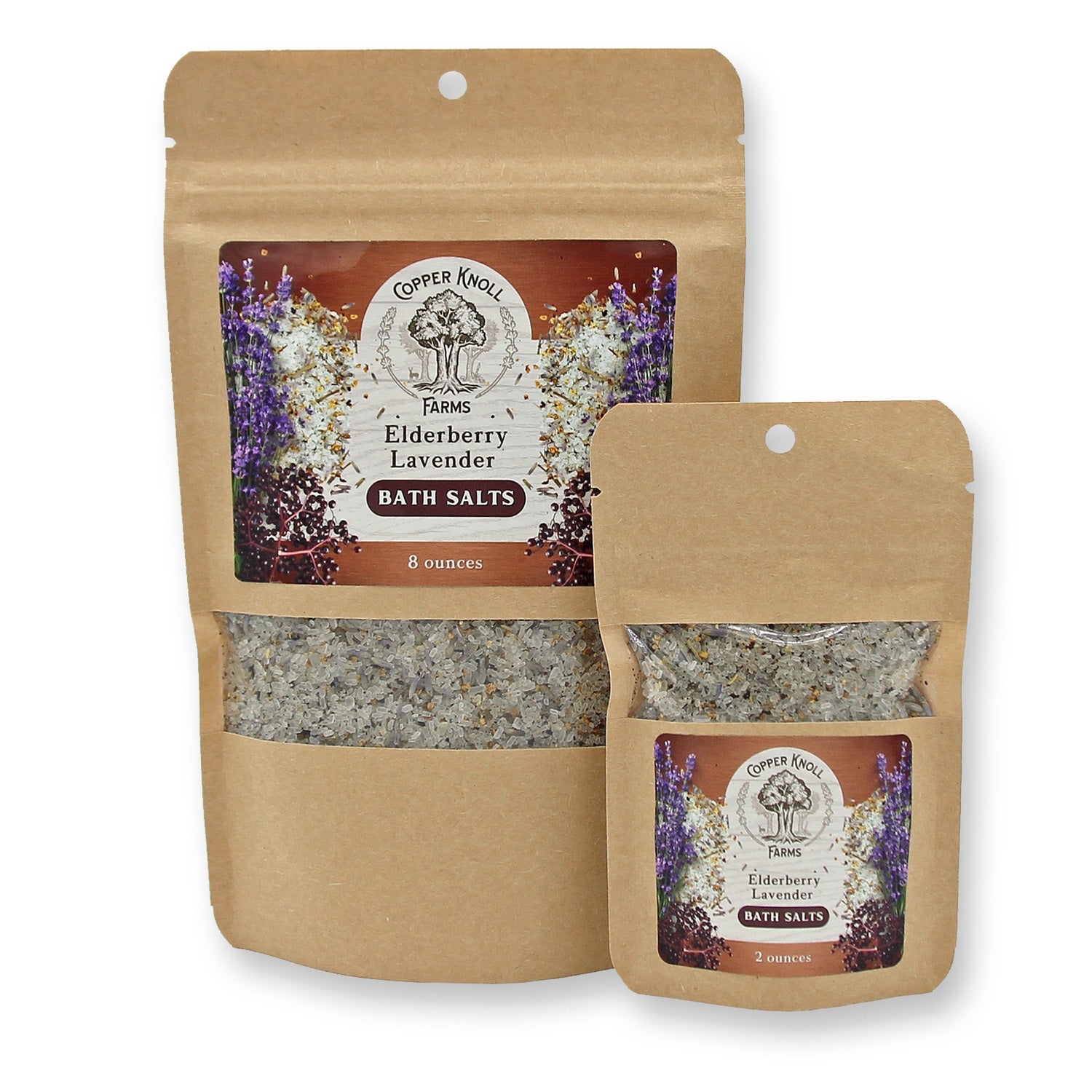 Elderberry Lavender Bath Salts