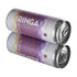 Two cans of Ringa on a white background