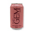 Pink can of GEM Blends with &