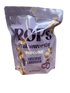 Pouch of lavender-flavored popcorn with visible branding on a white background