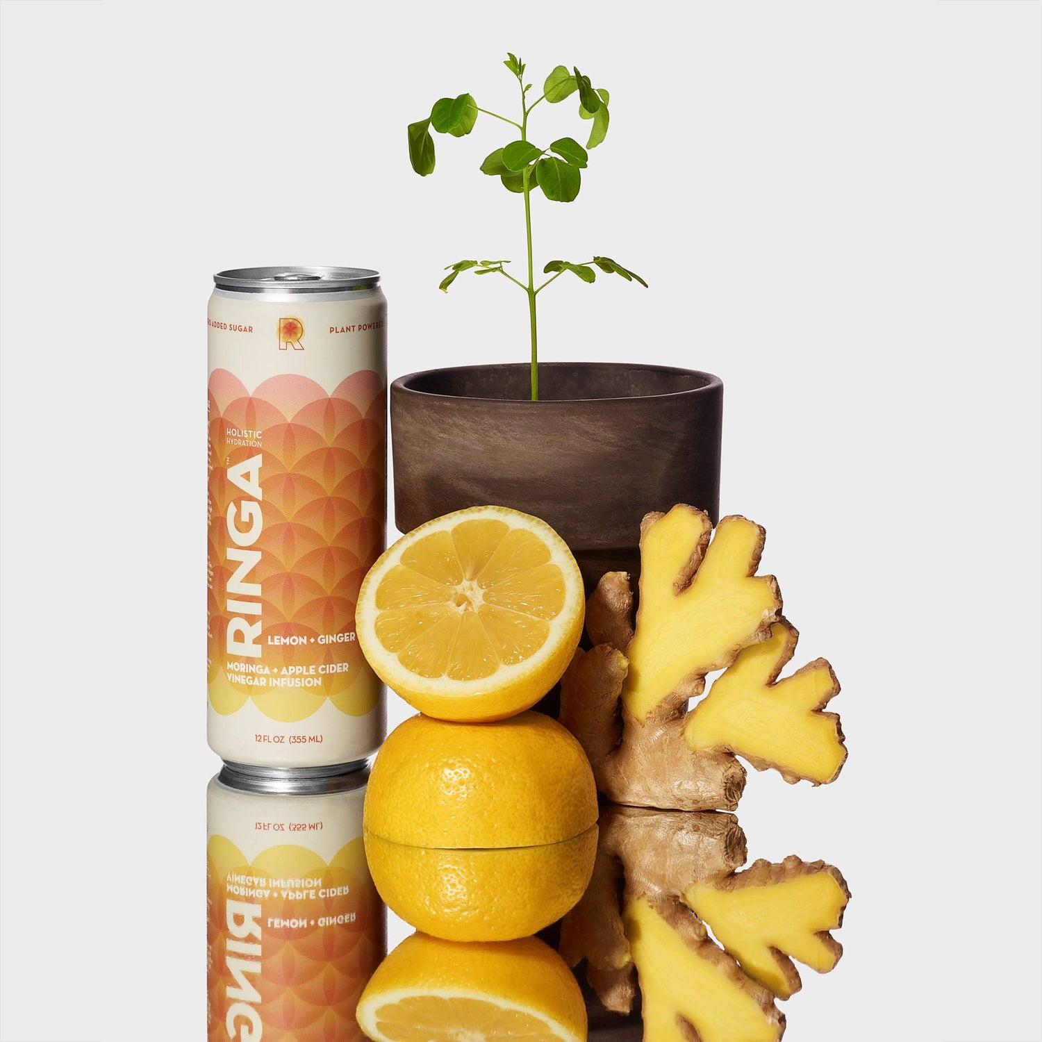 Ringa Lemon + Ginger Moringa &amp; Apple Cider Vinegar Infusion