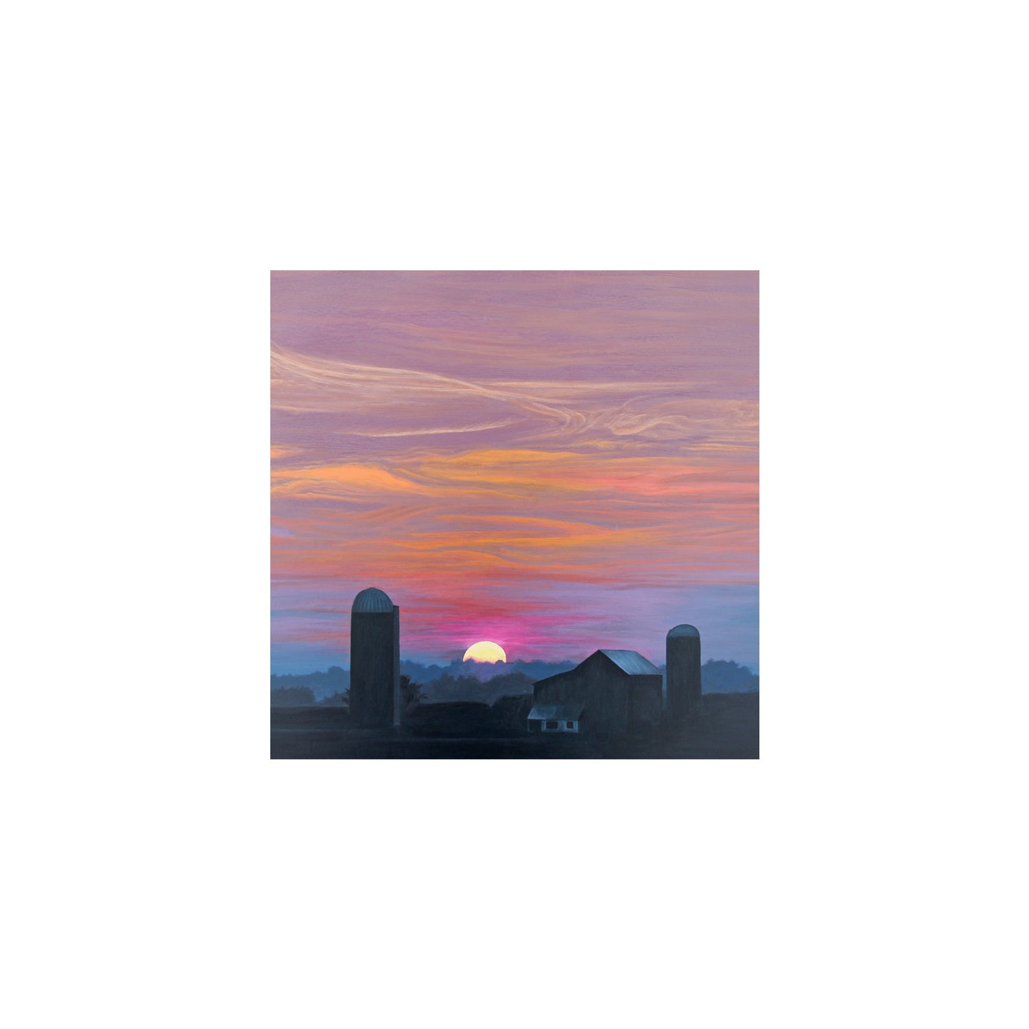 Distant Vista on Shirley Road Magnet