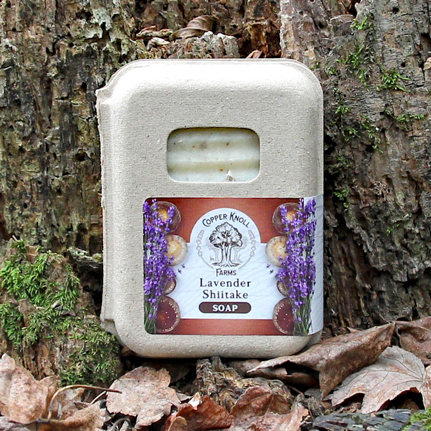 Lavender Shiitake Soap Copper Knoll Farms
