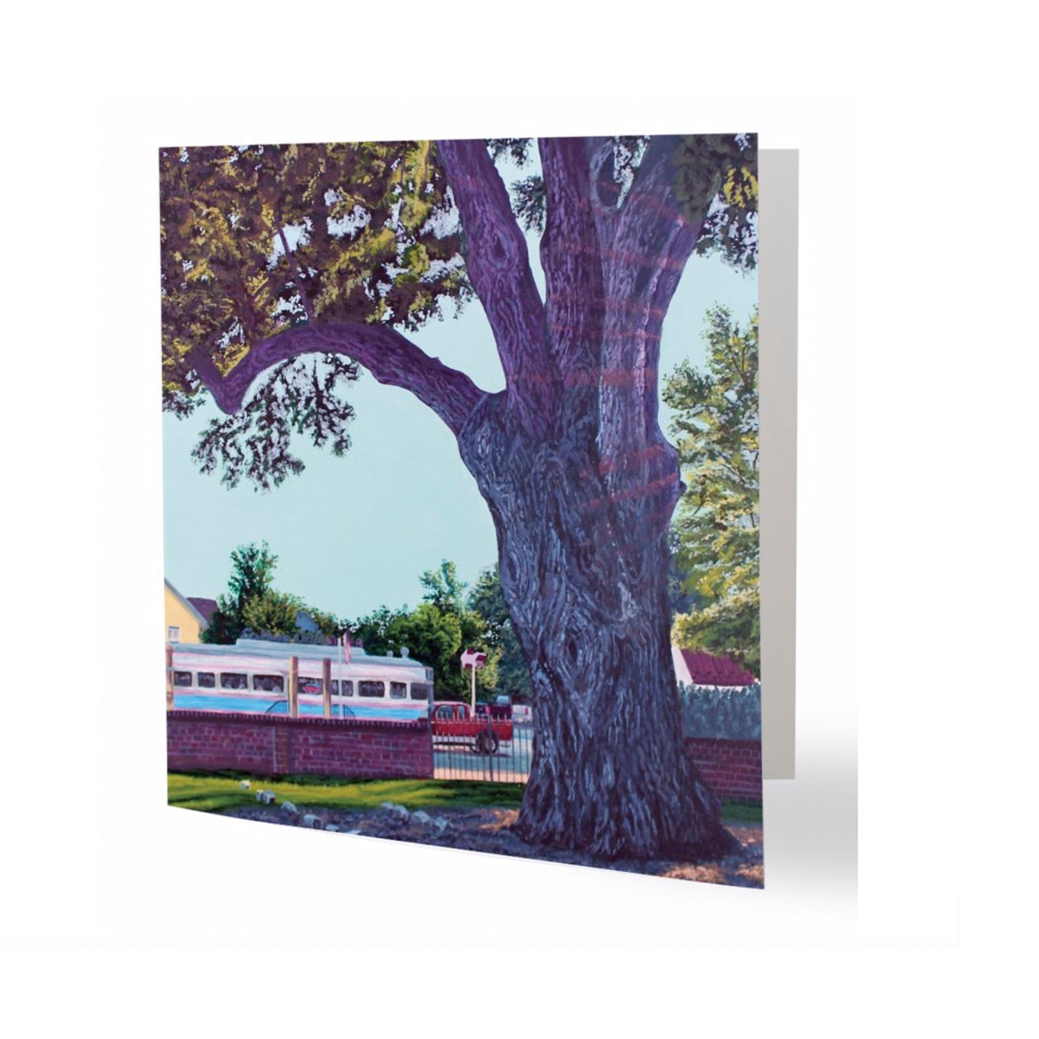 The Salem Oak Greeting Card