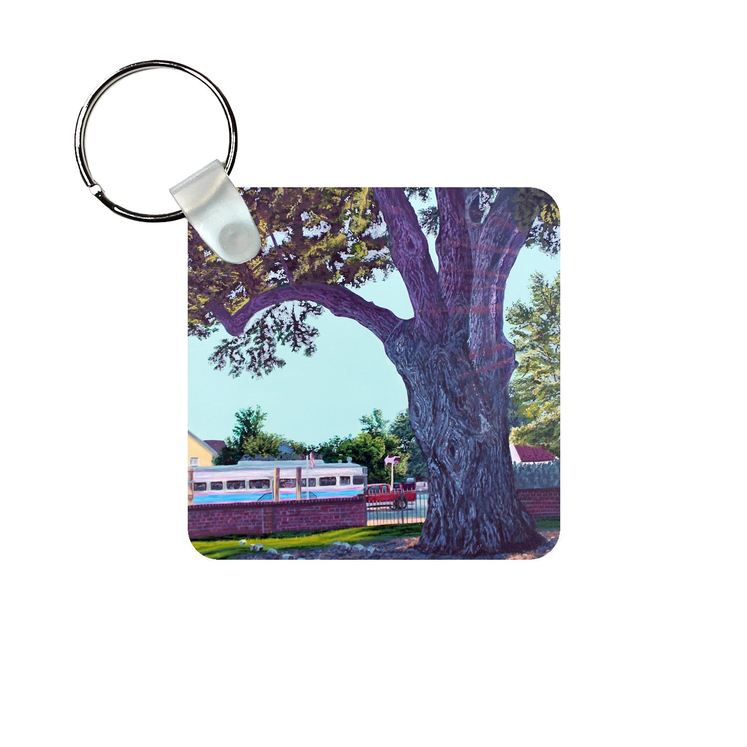 The Salem Oak Keychain