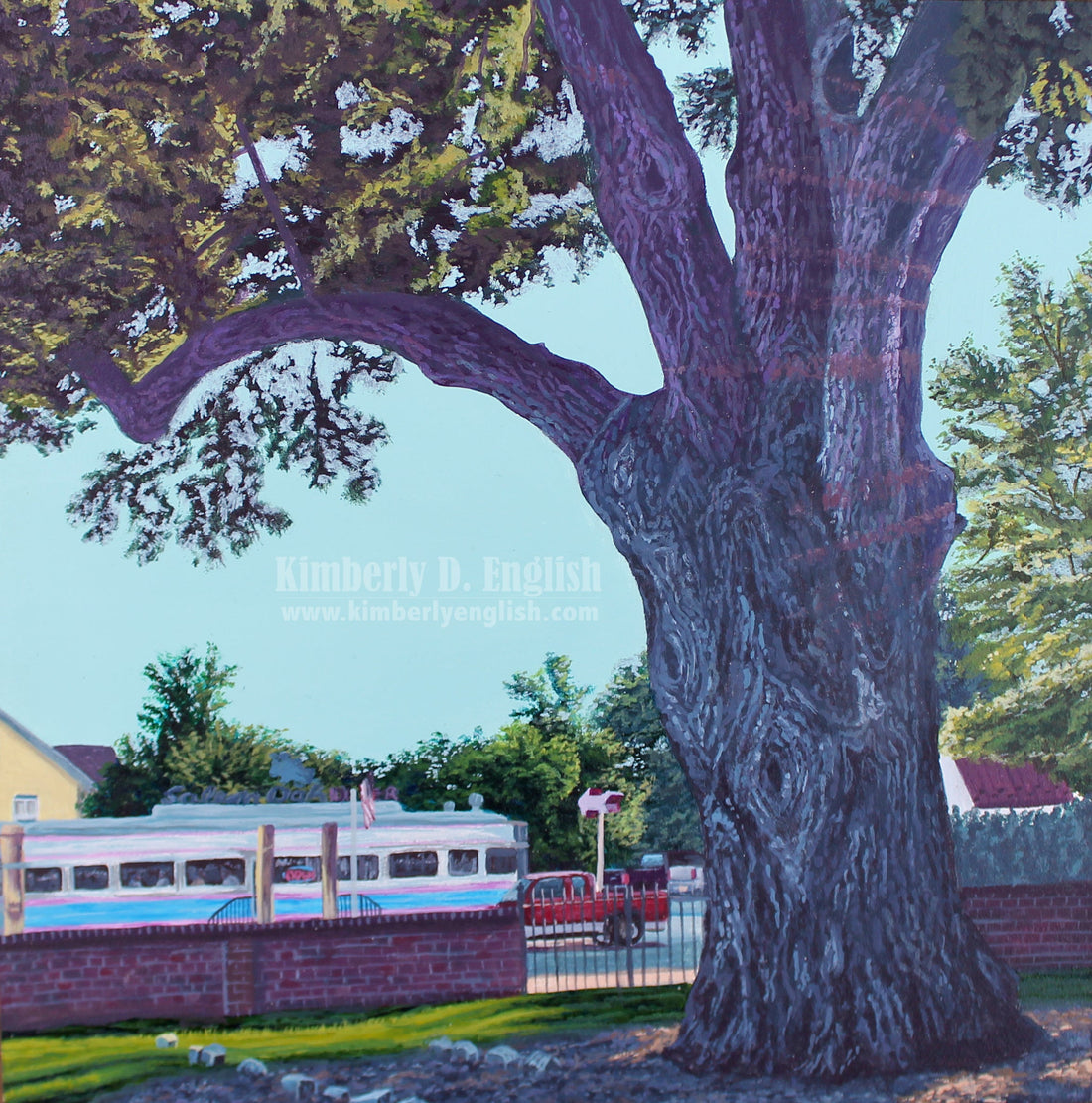 The Salem Oak Print